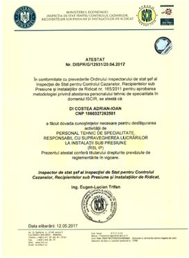 firma autorizata zalau iscir flex instal
